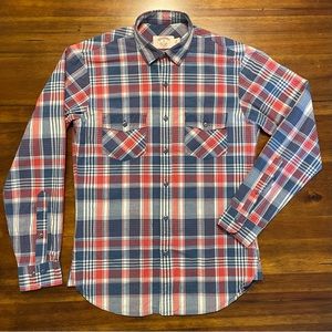 Brooks Brothers Plaid Casual Button Up Men’s Small